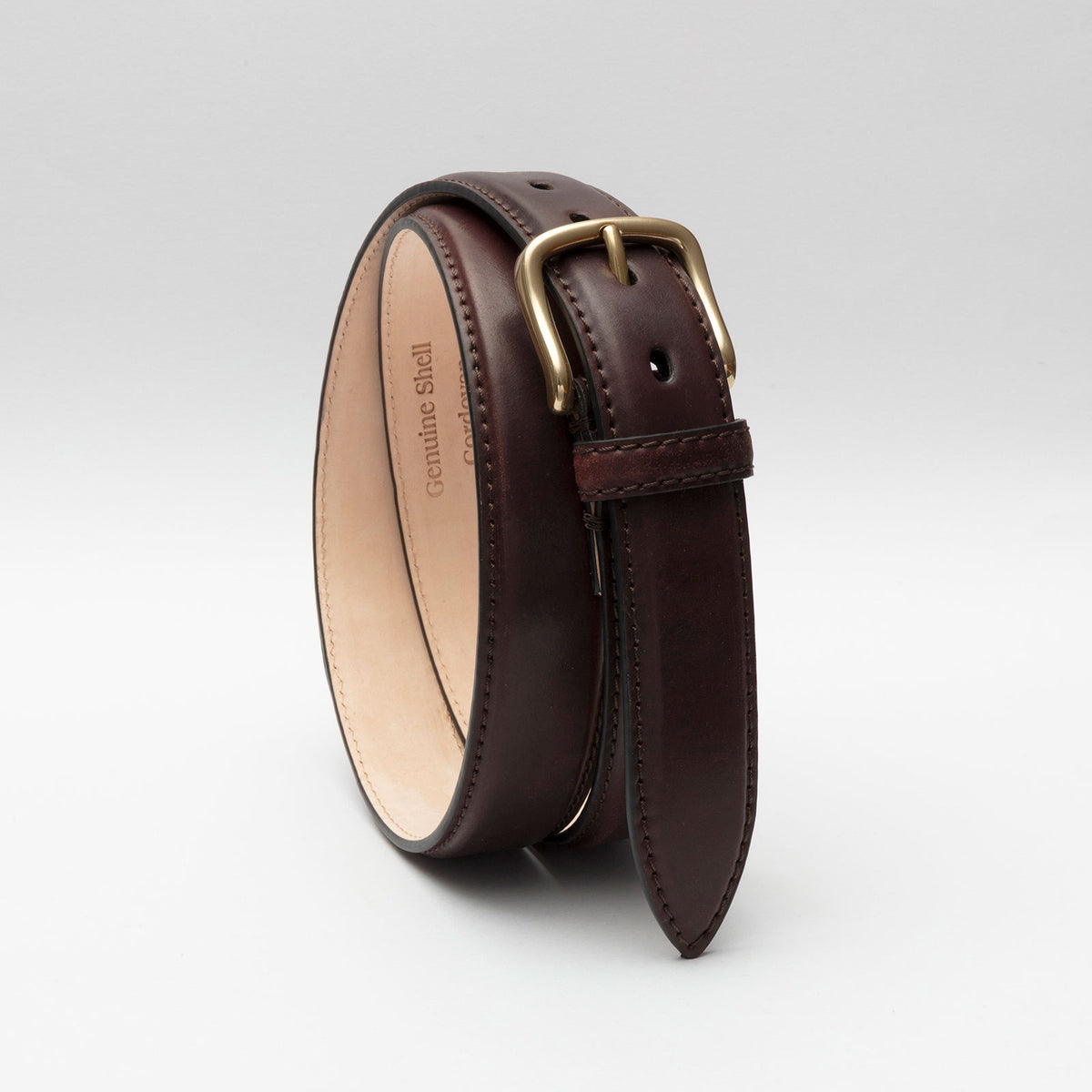 Horween Shell Cordovan belt - 30 mm #8 – Graae Copenhagen